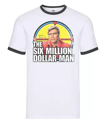 Buy Retro Movie Film Horror Funny Comic T Shirt For Six Million Dollar Man Fans • 9.99£