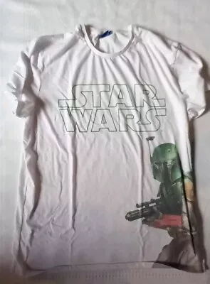 Buy Mens Star Wars T-Shirt, Boba Fett, Size XL • 2£