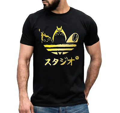 Buy Studio Ghibli Cat Mens Kids T-Shirt Funny Totoro Animie TV Show Gaming Tee Gamer • 11.99£