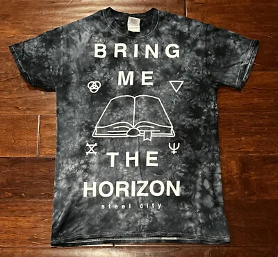 Buy Bring Me The Horizon Steel City Gray Tie Dye Women's Small Graphic Band T Shirt • 25.30£