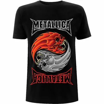Buy Metallica T Shirt Yin Yang Guitar Official Black Mens Tee NEW Metal Hetfield • 16.28£