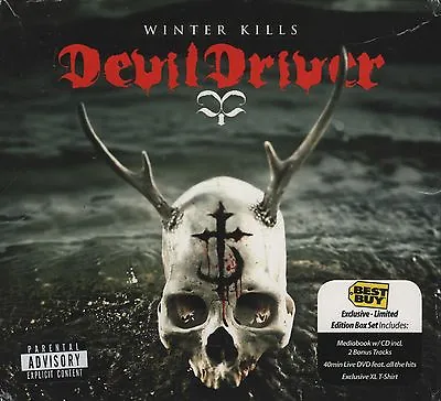 Buy DevilDriver Winter Kills, CD/DVD & T-Shirt, Best Buy Limited Edition, BRAND NEW • 33.14£