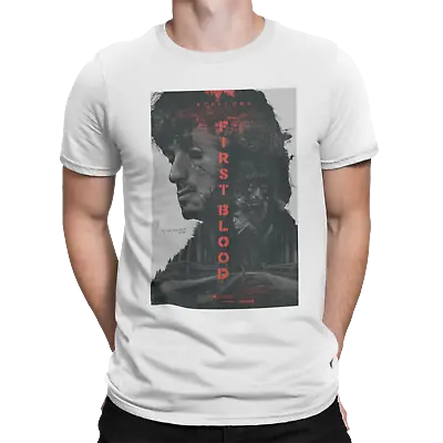 Buy Film Movie Retro Biker Tv Series Birthday Usa T Shirt For Rambo First Blood Fans • 5.99£