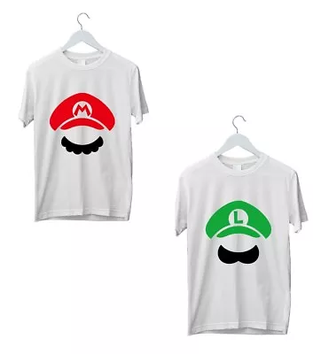 Buy SUPER MARIO T-Shirt Mario And Luigi Shirt Vintage Game Kids Girls Boys Gift Tops • 15.99£
