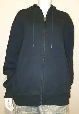 Buy Reebok Black Long Sleeved Zip Up Hoodie Sweatshirt Fleece Men's Size Medium • 15.99£
