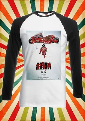 Buy Akira Cyberpunk Cult Anime Men Women Long Short Sleeve Baseball T Shirt 160E • 9.95£
