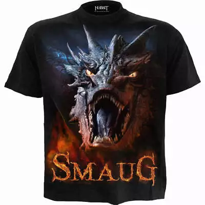 Buy THE HOBBIT - SMAUG - T-Shirt Black • 19.99£