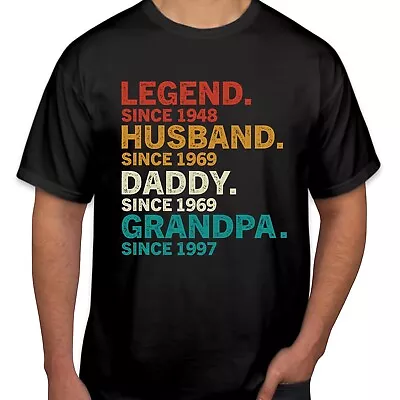 Buy TSHIRT (2406) Personalised Husband Daddy Grandpa Funny Father's Day Dad Birthday • 7.99£