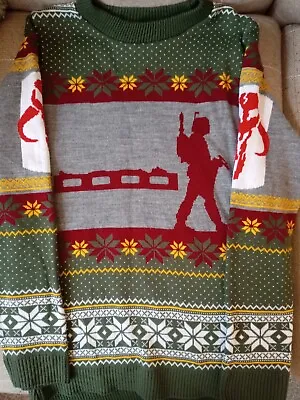 Buy Star Wars Boba Fett, Han Solo Nordic Christmas Jumper Sweater XS • 15£