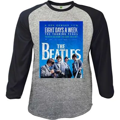 Buy Official Licensed - The Beatles - 8 Days A Week Movie Poster Raglan T Shirt • 18.99£