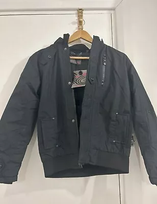 Buy FlyGuy Black Bomber Style Mens Jacket Coat Large Brand NEW Menswear • 19.99£