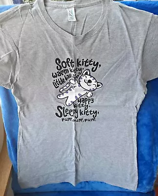 Buy Big Bang Theory Soft Kitty Ladies T-shirt Size XL Fits 14/16 • 3£