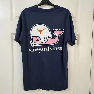 Buy Vineyard Vines T Shirt Tee Short Sleeve Casual Navy Whale Graphic Pocket S • 19£