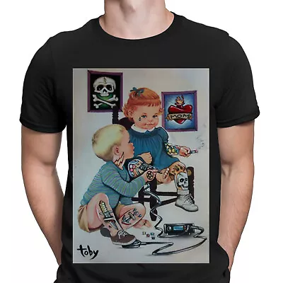 Buy Tattoo Your Friends Friendship Skull Retro Vintage Mens T-Shirts Tee Top #D • 9.99£