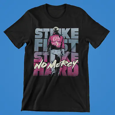 Buy Cobra Kai Karate Kid T-Shirt Strike First 80s Retro Movie Tee Gift US Fight • 9.99£
