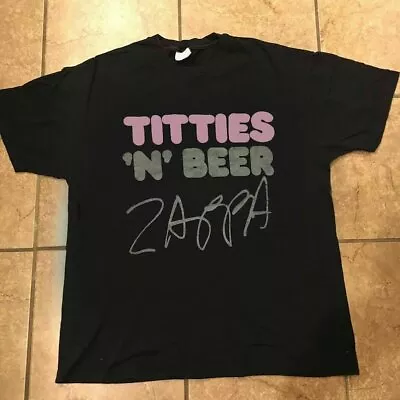 Buy Best Shirt FRANK ZAPPA TITTIES N Beer Rock Tour Concert Tshirt • 22.12£
