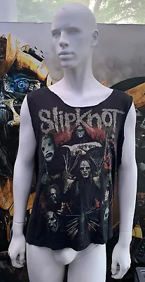 Buy 💥vintage Slipknot T Shirt Size L Sleeveless Modified💥 • 30£