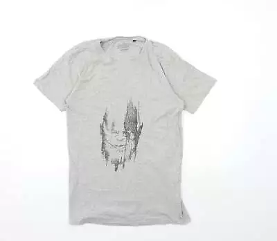 Buy Avengers Mens Grey Cotton T-Shirt Size S Round Neck • 6£