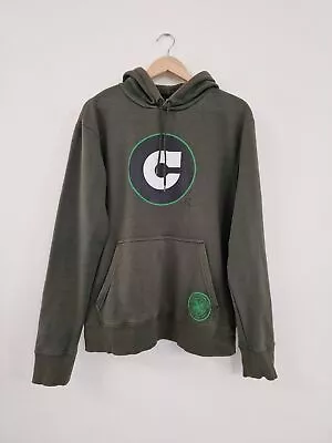 Buy Celtic Sweatshirt Hoodie Mens Medium Green Nike Hooded Scottish Football Print • 14.99£