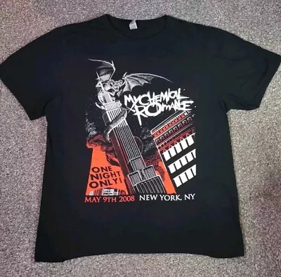 Buy My Chemical Romance May 9th 2008 New York Concert T Shirt Size Large L Gildan  • 29.99£