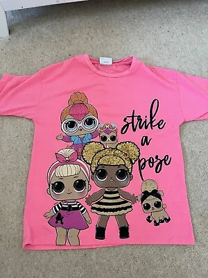 Buy Lol Dolls Pink Tshirt Age 10  • 4.50£