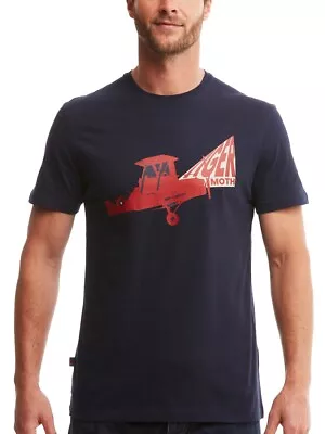 Buy Help For Heroes Men's Tiger Moth T-Shirt In Navy • 18£
