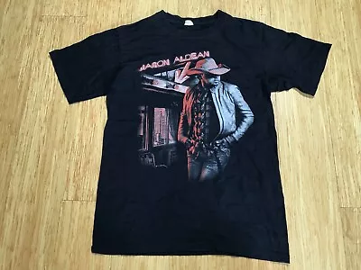 Buy Jason Aldean Burn It Down 2014 Anvil Tour T Shirt Country Small • 12.99£