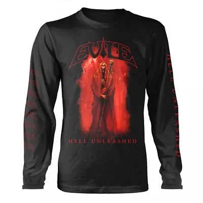 Buy Evile 'Hell Unleashed' Black Long Sleeve T Shirt - NEW • 24.99£