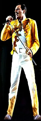 Buy FREDDIE MERCURY QUEEN ROCK LIFE SIZE FILM STAGE CONCERT YELLOW JACKET 70  Tall  • 12.95£