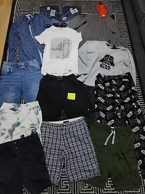 Buy #134💙 Huge Bundle Of Boys Clothes 13-14years NEXT GEORGE CRANE STAR WARS FRENCH • 14.50£