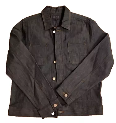 Buy Perry Ellis America Men's Classic Denim Jean Jacket Shirt Size Large Ex Cond • 39.95£