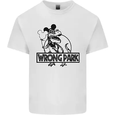 Buy Wrong Park Funny T-Rex Dinosaur Jurrasic Mens Cotton T-Shirt Tee Top • 8.75£