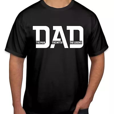 Buy TSHIRT (2404) Dad The Man Myth Legend Funny Dad Birthday Father's Day T-Shirt • 7.99£