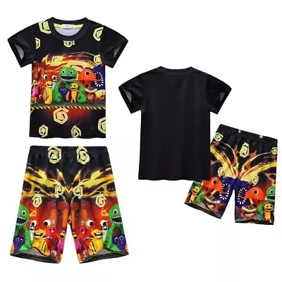 Buy Sleepwear Garten Of Banban Horror Game Monster Kid T-Shirt Shorts Pyjamas Set • 13.41£