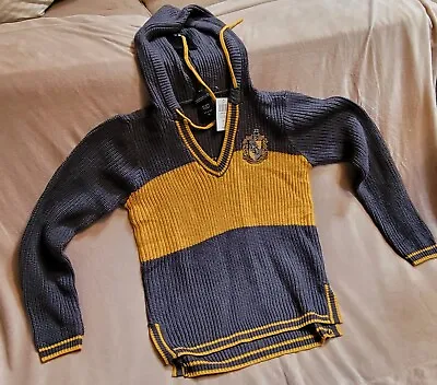 Buy Harry Potter Hufflepuff Hooded Sweater Size XS - Hot Topic Tags Hoodie • 24.09£