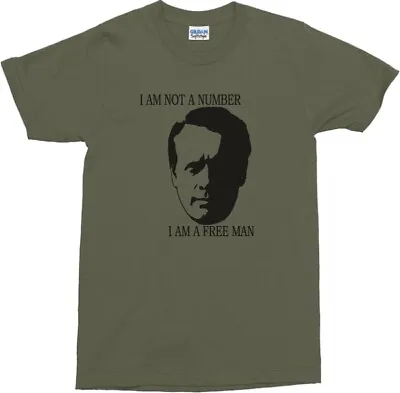 Buy Prisoner T-Shirt -  I Am Not A Number , Number 6, Retro, 60's, Various Colours  • 19.99£