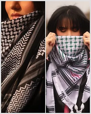 Buy Palestine Keffiyeh Scarf Arab Palestinian Mens Women Head Neck Wrap - 3 Styles • 9.99£