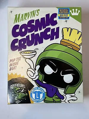 Buy SDCC 2017 Funko Pop Tee Marvin's Cosmic Crunch LE 500 Size L Marvin The Martian • 47.24£