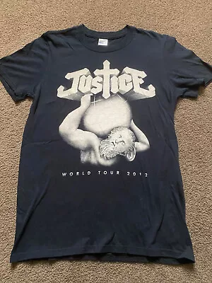 Buy Justice 2012 World Tour Small T-Shirt Rare Grail Ed Banger Electronic EDM • 62.57£