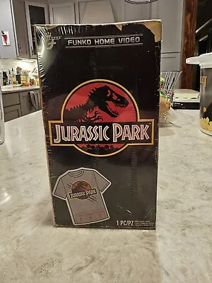 Buy Funko Home Video Jurassic Park VHS Large T-shirt Gray SEALED • 14.25£