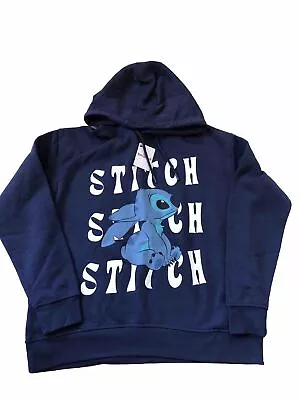 Buy Ladies Disney Lilo & Stitch - Stitch Hoodie - Size 'M' 12-14 - Primark - BNWT • 17.49£
