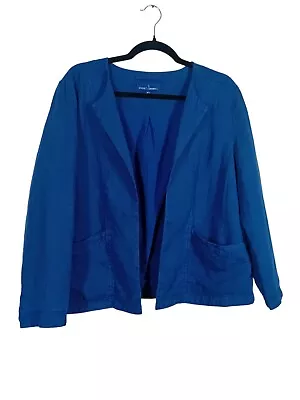 Buy Seasalt Linen Jacket Size 14 Blue Country House Jacket • 28£