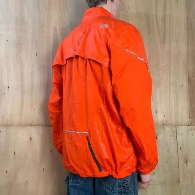 Buy The North Face Lightweight Running Training Windbreaker Jacket Orange XL • 15£