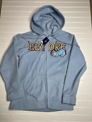 Buy Disney Store EEYORE Light Blue Zip Hoodie Sweatshirt Size SMALL New W Tags • 23.35£