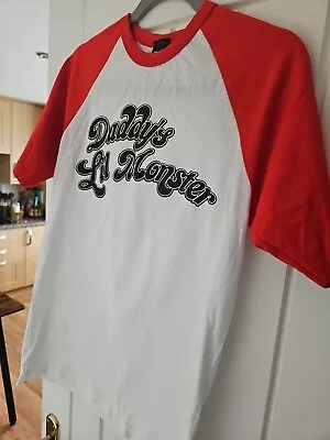 Buy Daddy's Lil Monster T-shirt Unisex Suicide Squad Size S Small • 4£
