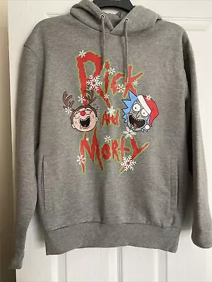 Buy Primark Rick And Morty Christmas Jumper Grey, Medium With Pockets • 0.99£