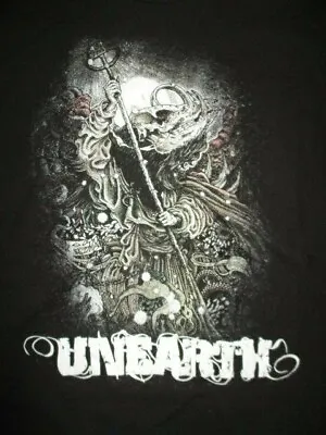 Buy 2014 American Metalcore Band UNEARTH Hell Or High Wattage Concert Tour MED Shirt • 38.61£