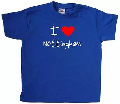 Buy I Love Heart Nottingham Kids T-Shirt • 8.99£