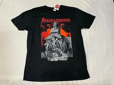 Buy Realm Of The Damned Mens Tshirt Church Comic Book Death Metal  • 13.04£
