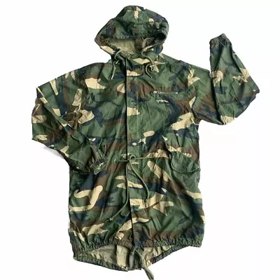 Buy Pull&Bear Camouflage Parka/Jacket Oversized Small Unisex Long Summer • 8£